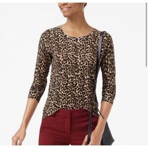 J. Crew Factory Leopard Print Sweater